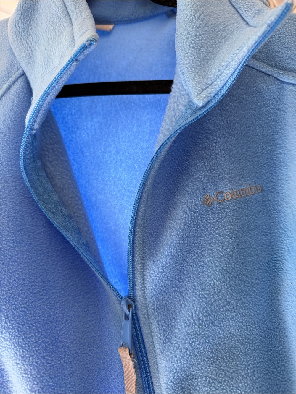Columbia Women's Sky Blue Full-Zip Fleece Jacket